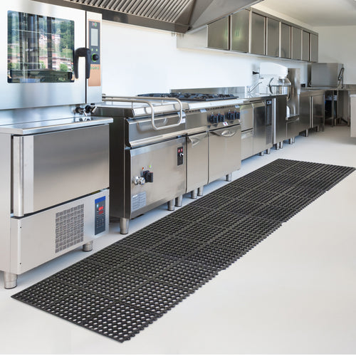 Anti-Fatigue Interlocking Rubber Mat 3 ft x 3 ft
