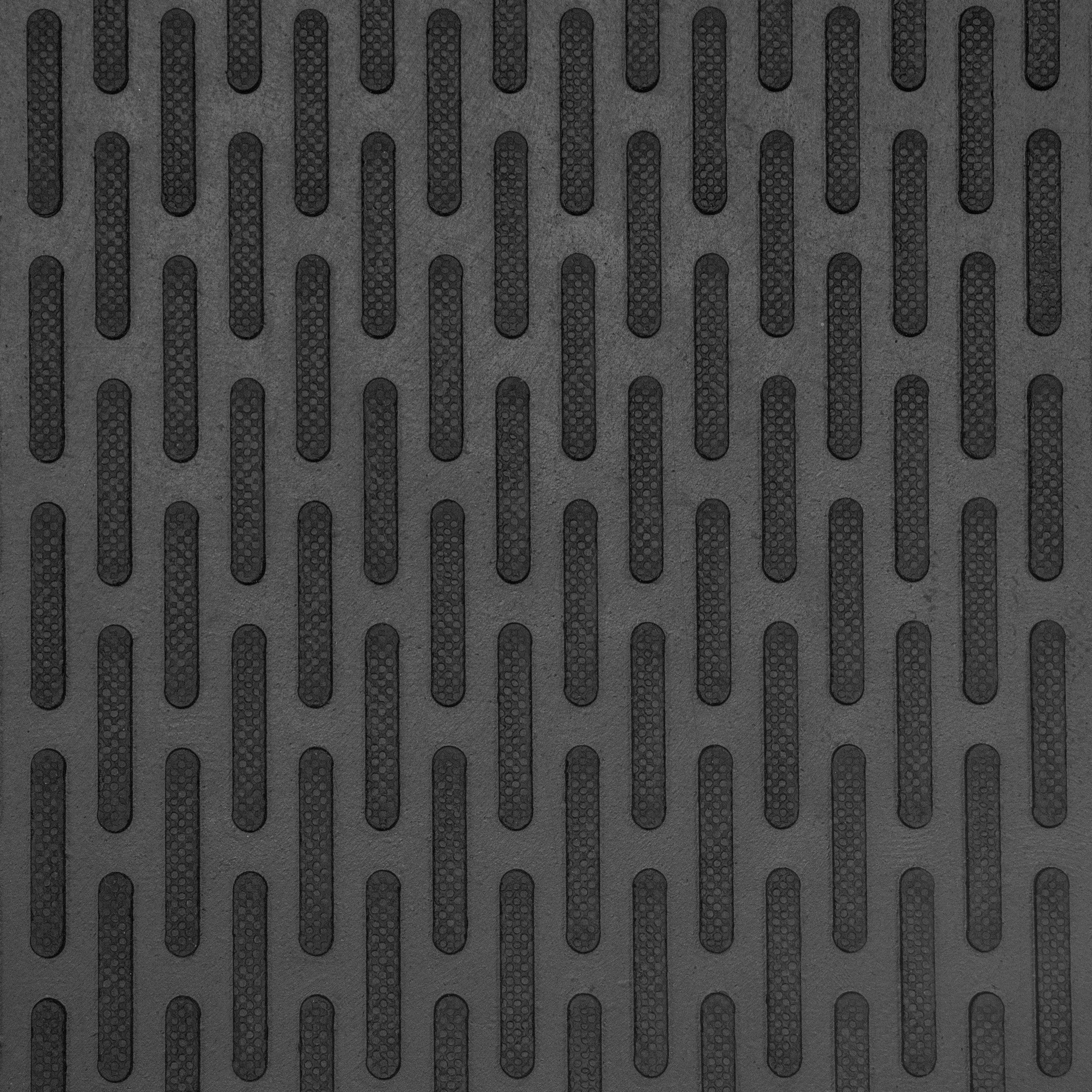 Dash Heavy Duty Rubber Mat with Capsule Texture 3 ft x 5 ft