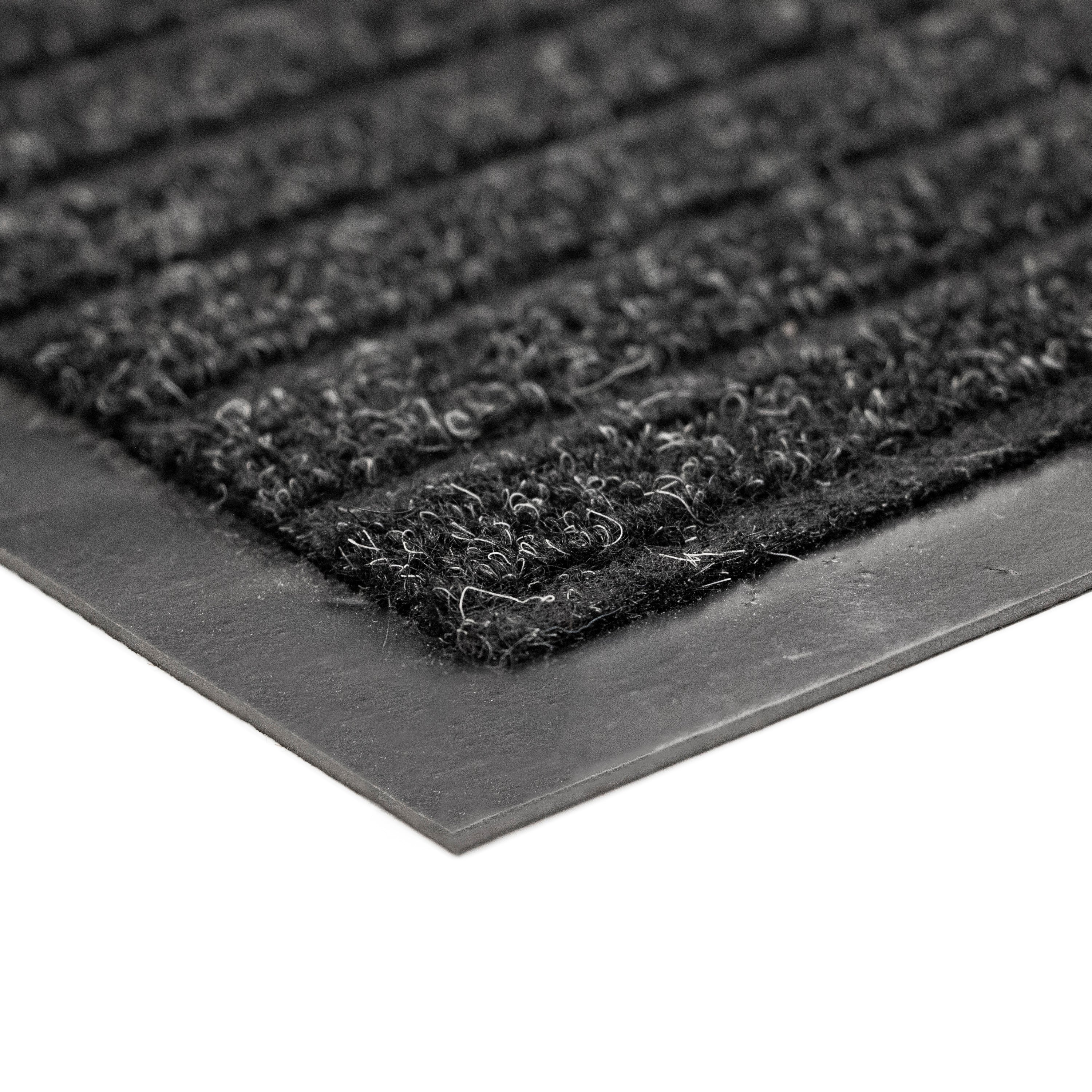 Atlas 5-Ribbed Needlepunch Commercial Floor Mat, 3 ft x 10 ft