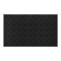 Hunter Embossed Parquet Doormat Black 3 ft x 5 ft