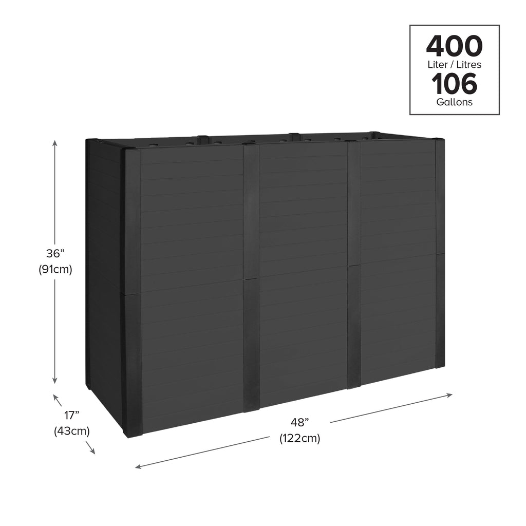 Flora Planter Box 48" W x 36" H Tower Trough