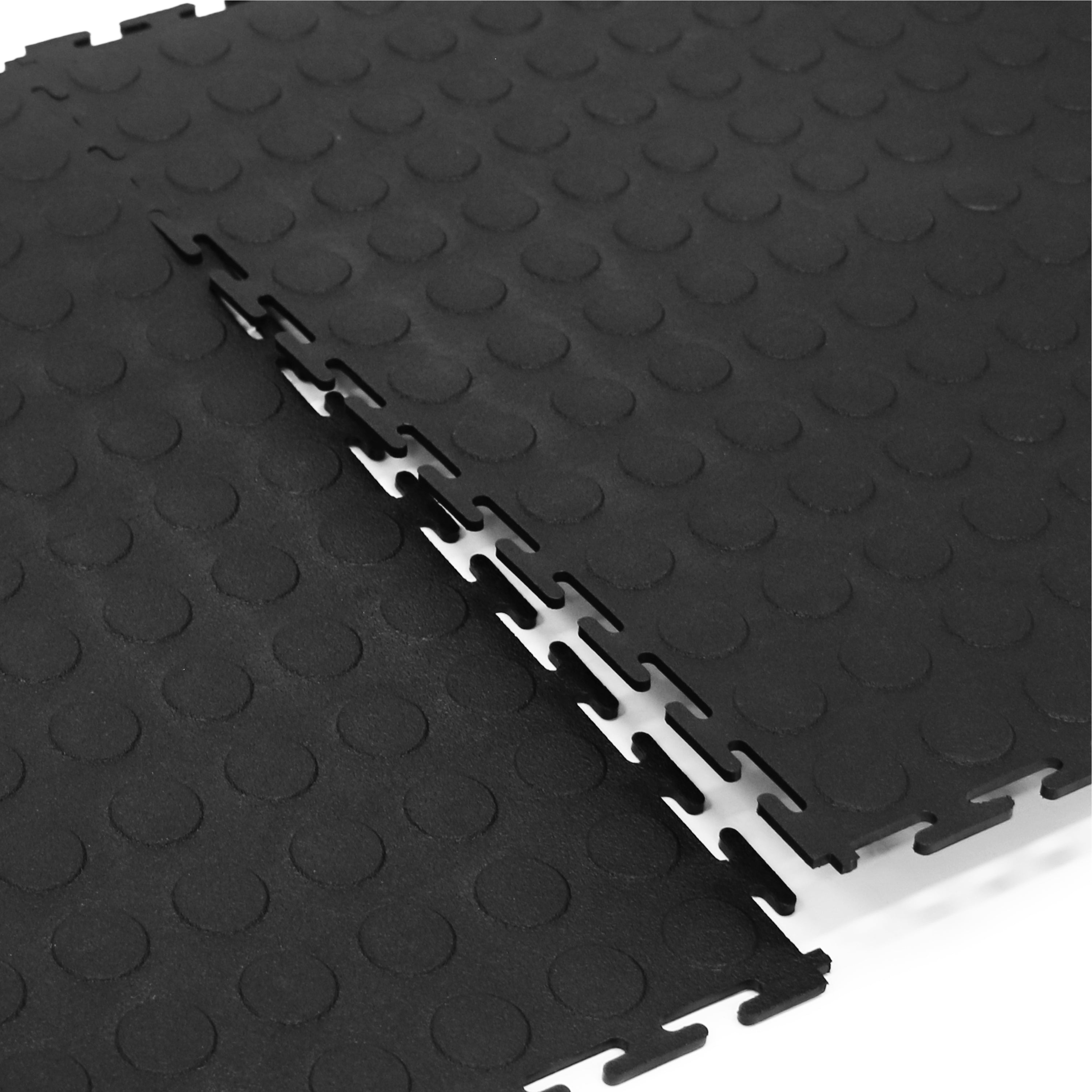 Black Utility Multi-Purpose Interlocking Tiles 18 inch x 18 inch, 12-pack