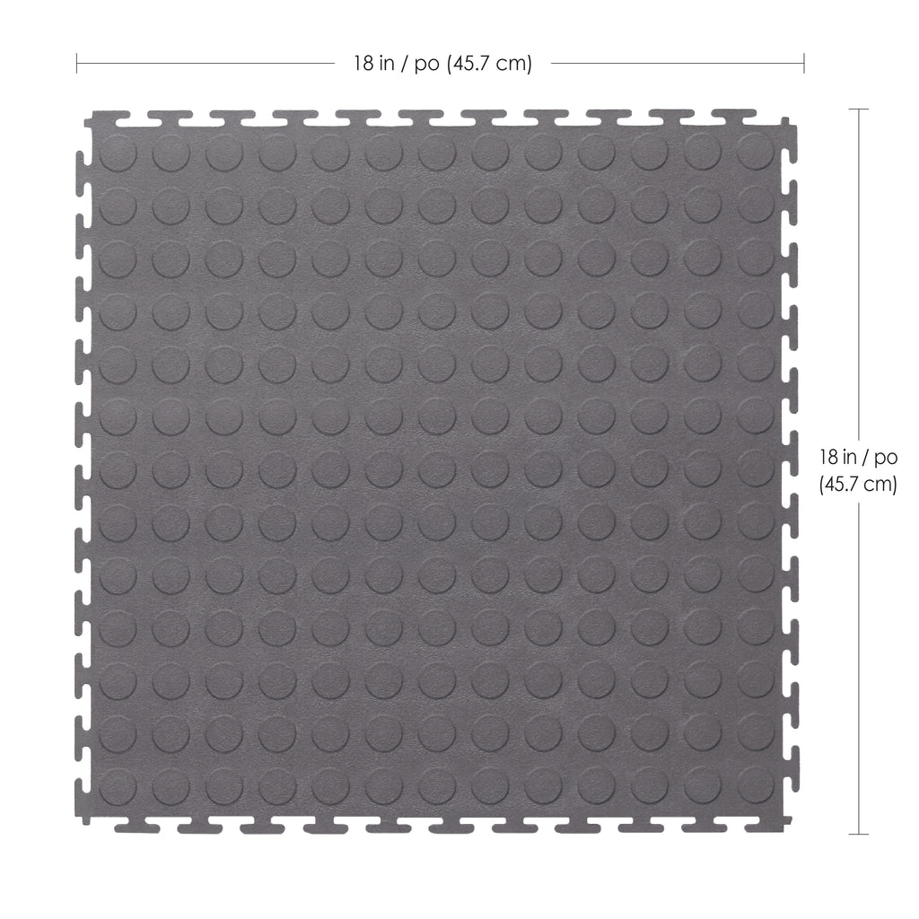 Gray Utility Multi-Purpose Interlocking Tiles 18 inch x 18 inch, 12-pack