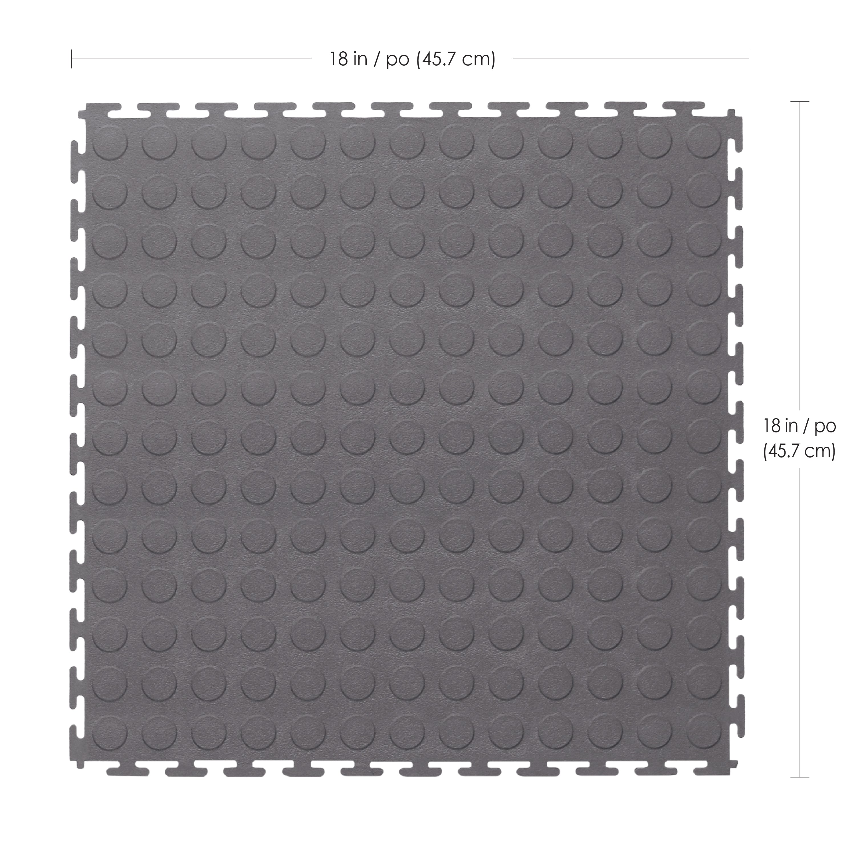 Gray Utility Multi-Purpose Interlocking Tiles 18 inch x 18 inch, 12-pack
