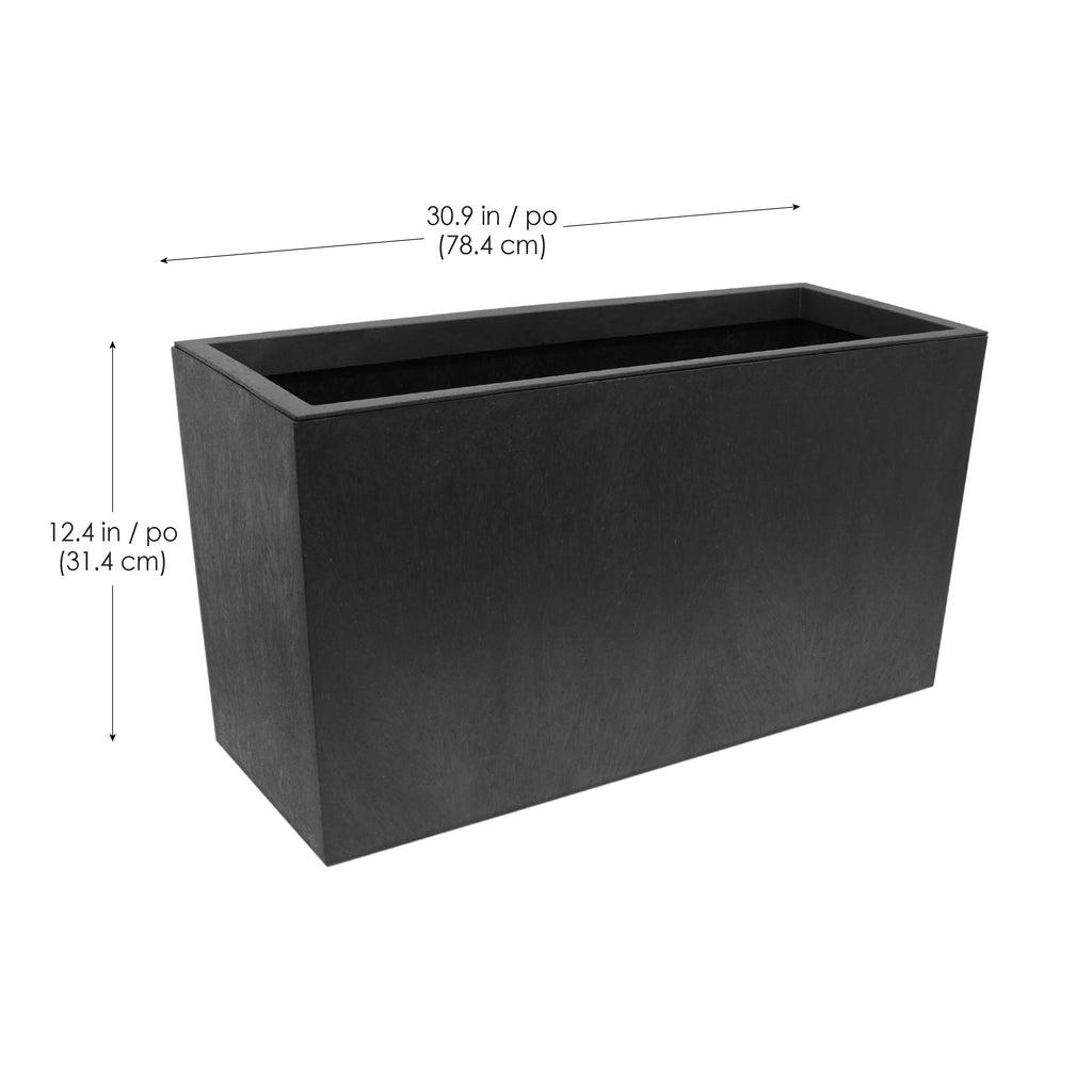 Tempo 30" W x 17" H Planter Trough