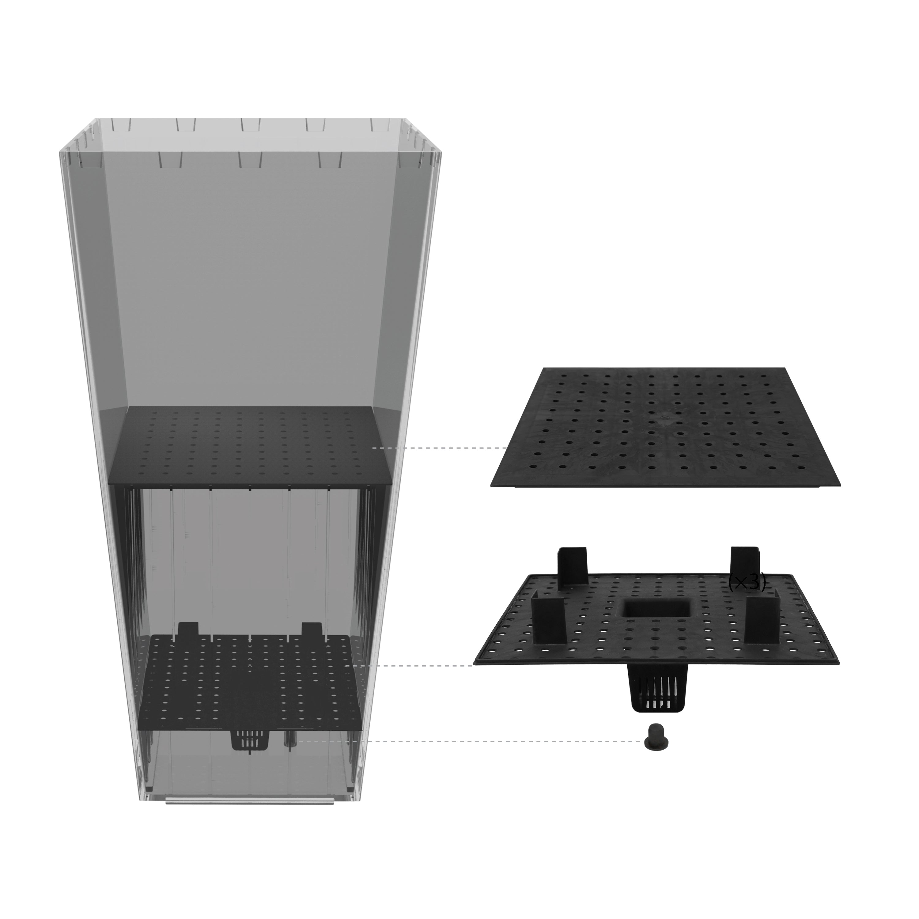 Sonata 18" W x 36" H Planter