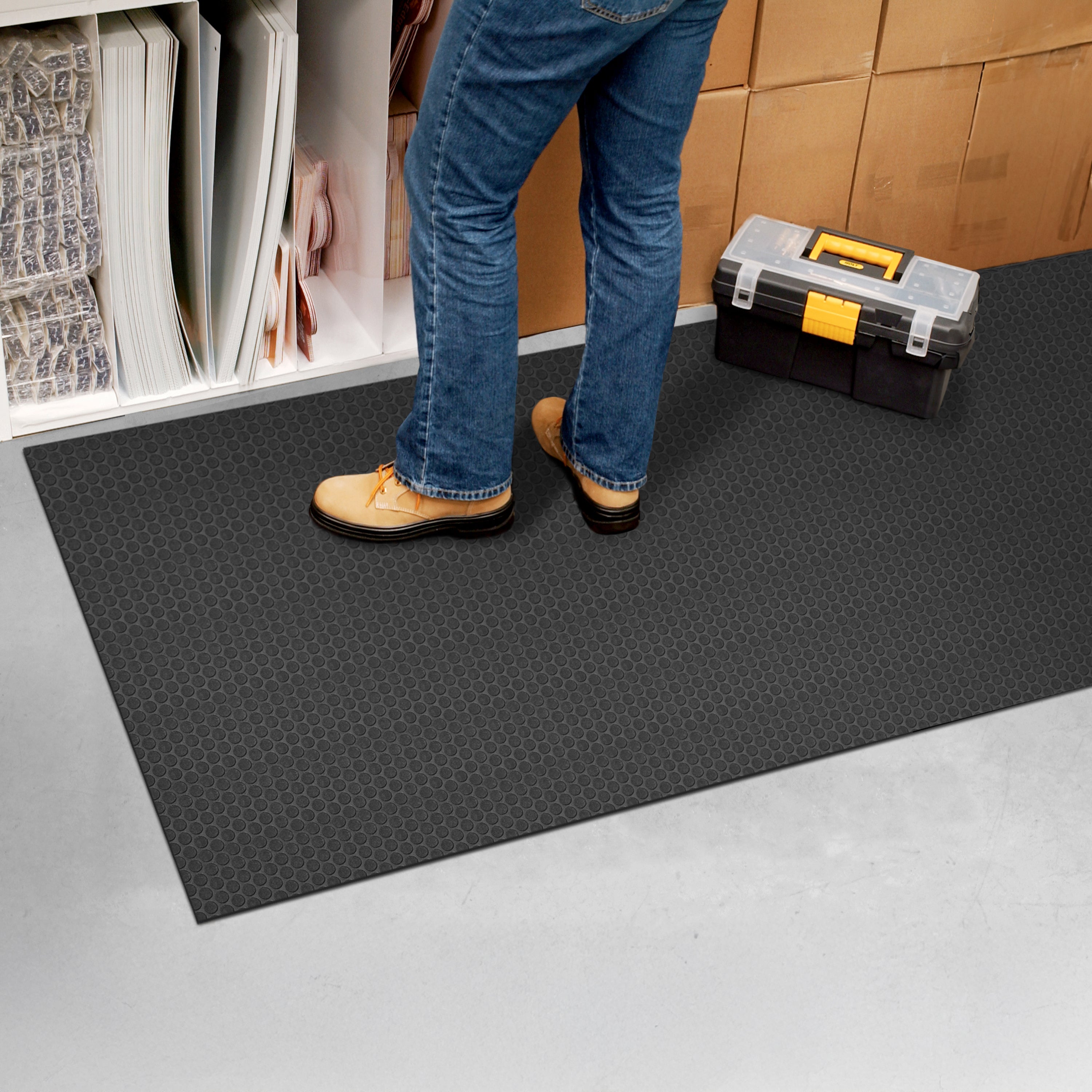 Rondell 4mm Extruded Rubber Floor Mat 3 ft x 8 ft
